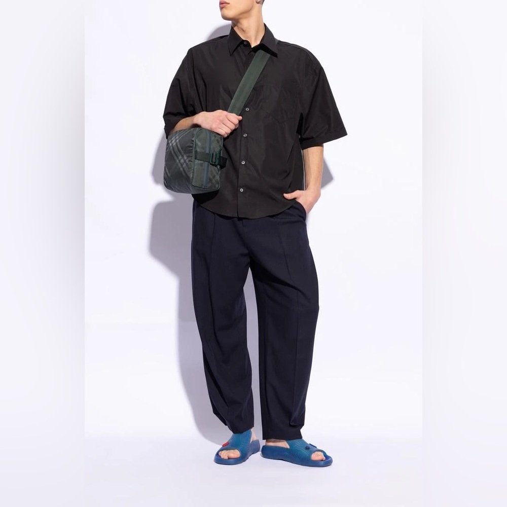 BURBERRY Men's Stingray Rubber Slide Sandals